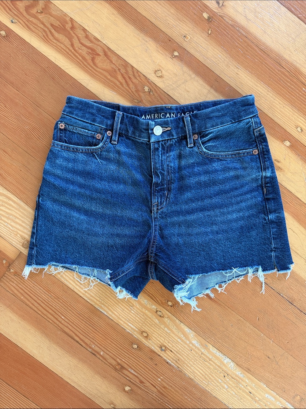 American Eagle Strigid Cut Off Jean‎ Shorts 2